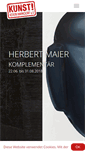 Mobile Screenshot of kunstverein-markdorf.de