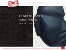 Tablet Screenshot of kunstverein-markdorf.de